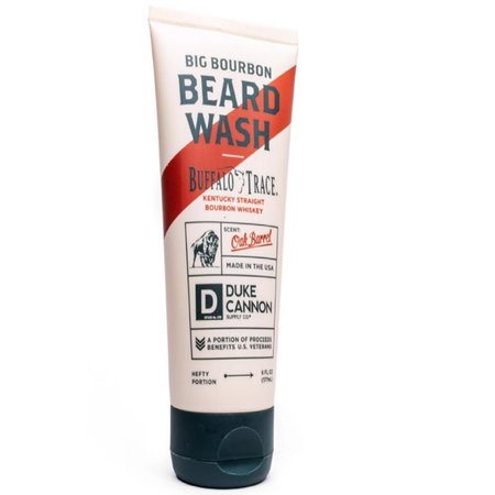 DUKE CANNON Big Bourbon Buffalo Trace Scent Beard Wash 6 oz BOURBONBDWASH